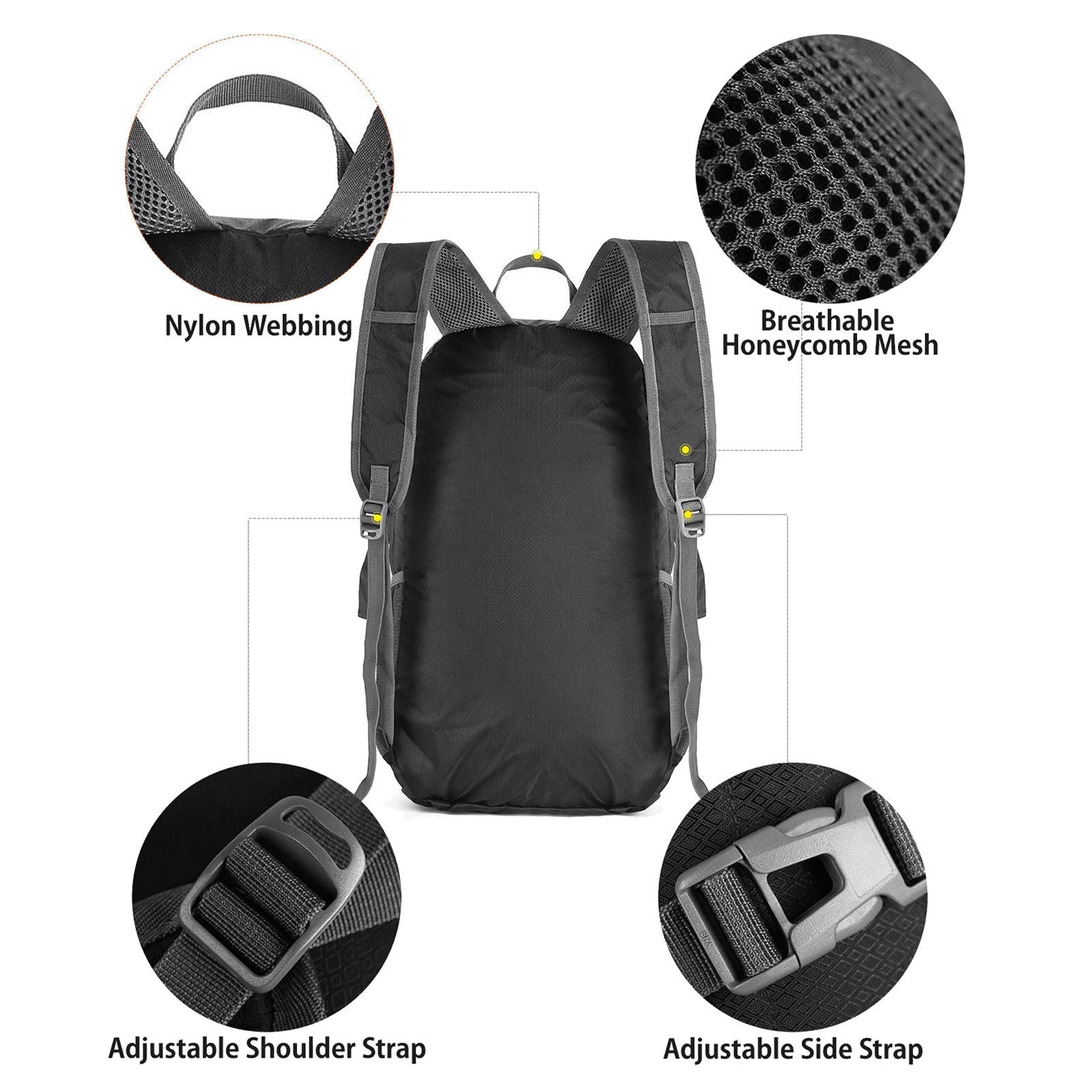 Ultra Light Travel Lightweight Bag Carry on Hiking Foldable