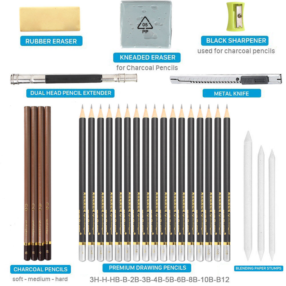 Pro Art Drawing Set Paper/Pencil Value Pack